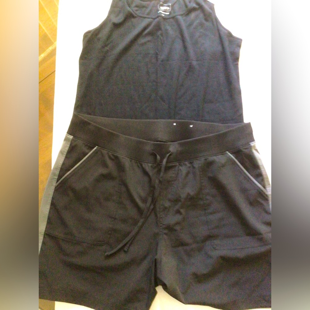 Plus Shorts and Tank Active Set